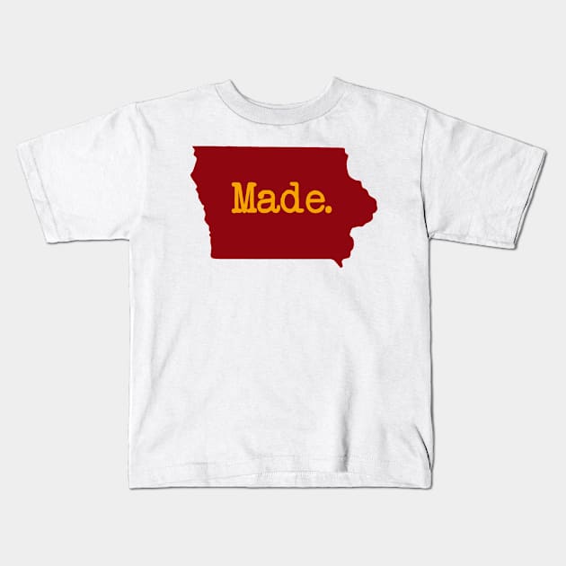 Iowa Made IA Kids T-Shirt by mindofstate